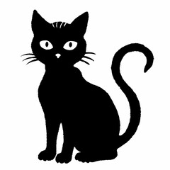 Halloween Cat Bundle Cut File, Cat Witch Svg, Clipart, Vector SVG 