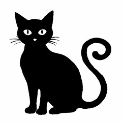 Halloween Cat Bundle Cut File, Cat Witch Svg, Clipart, Vector SVG 