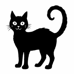 Halloween Cat Bundle Cut File, Cat Witch Svg, Clipart, Vector SVG 