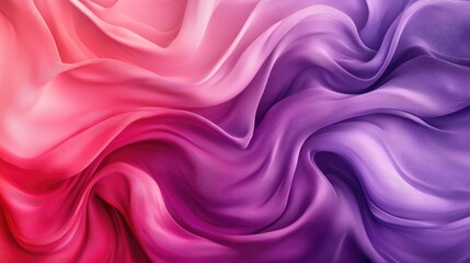 Fototapeta premium Fluid abstract design with red and purple blending together in a smooth gradient.