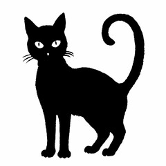 Halloween Cat Bundle Cut File, Cat Witch Svg, Clipart, Vector SVG 