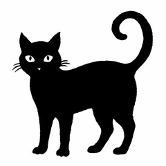 Halloween Cat Bundle Cut File, Cat Witch Svg, Clipart, Vector SVG 