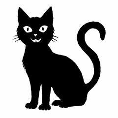 Halloween Cat Bundle Cut File, Cat Witch Svg, Clipart, Vector SVG 