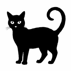 Halloween Cat Bundle Cut File, Cat Witch Svg, Clipart, Vector SVG 