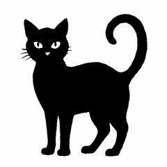 Halloween Cat Bundle Cut File, Cat Witch Svg, Clipart, Vector SVG 