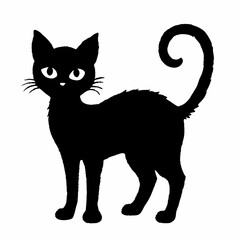 Halloween Cat Bundle Cut File, Cat Witch Svg, Clipart, Vector SVG 
