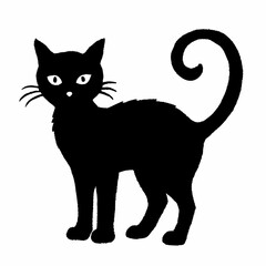 Halloween Cat Bundle Cut File, Cat Witch Svg, Clipart, Vector SVG 