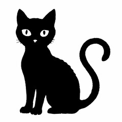 Halloween Cat Bundle Cut File, Cat Witch Svg, Clipart, Vector SVG 