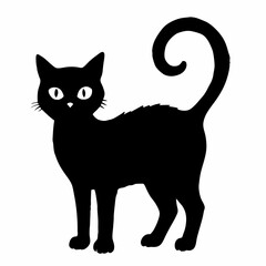 Halloween Cat Bundle Cut File, Cat Witch Svg, Clipart, Vector SVG 