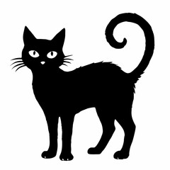 Halloween Cat Bundle Cut File, Cat Witch Svg, Clipart, Vector SVG 