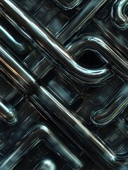 illustration of futuristic shiny metallic pattern with abstract background that can be used for wallpaper
