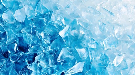 Geometric blue ice texture background