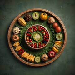 World Food Day in a Circular Design Outstanding Image
