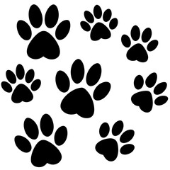 Fototapeta premium cat paw print