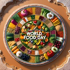 World Food Day in a Circular Design Outstanding Image
