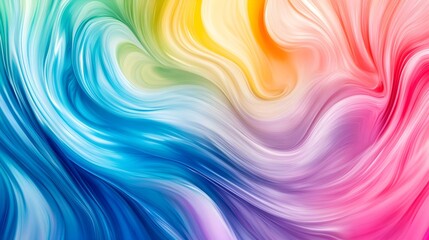 Obraz premium Liquid color waves background 
