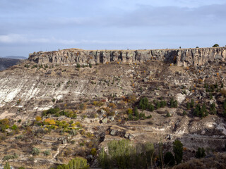 Mountain landscape valley Cappadocia Turkey