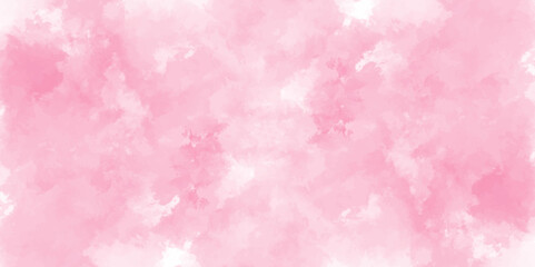 Abstract pink Wall Texture with Watercolor Brush Strokes. Soft pink pastel watercolor background.  party invitation, packaging, surface design. Grunge and textured banner with free copy space.