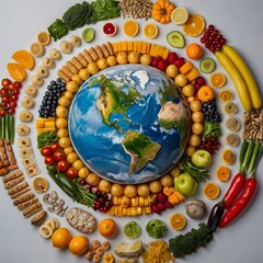 World Food Day in a Circular Design Outstanding Image
