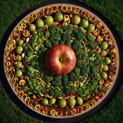 World Food Day in a Circular Design Outstanding Image
