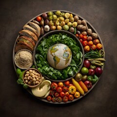 World Food Day in a Circular Design Outstanding Image
