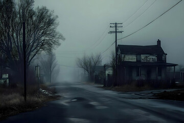Abandoned Ghost Town, Scary Halloween Town