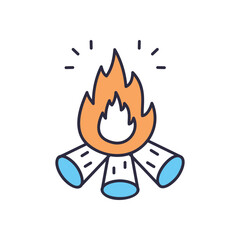 Bonfire  vector icon