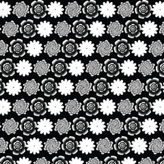 Abstract Floral Pattern Design Illustration