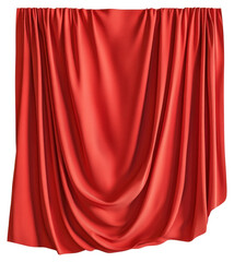 PNG Elegant red curtain backdrop