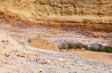 Ramon Crater, located near Mitzpe Ramon, Israel