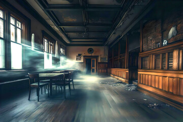 Scary Abandoned Haunted School, Halloween