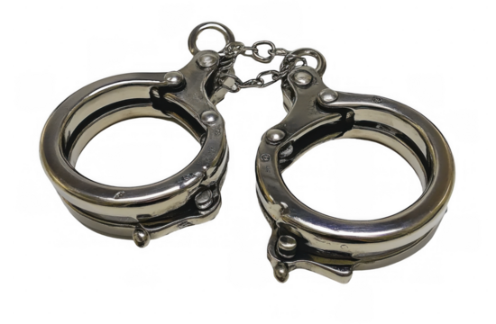 Shiny Steel Handcuffs