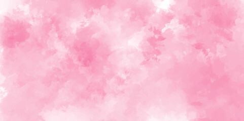 Abstract pink Wall Texture with Watercolor Brush Strokes. Soft pink pastel watercolor background.  party invitation, packaging, surface design. Grunge and textured banner with free copy space.