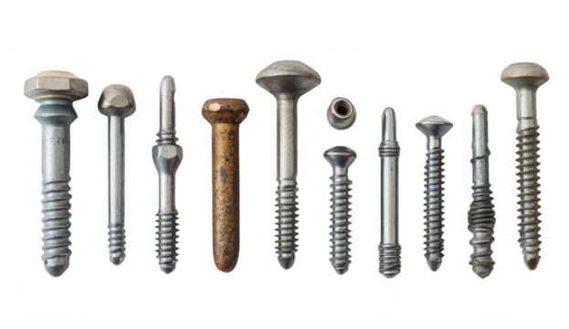 Assorted Screws and Nails