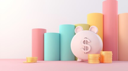 A financial literacy workshop where participants learn about budgeting, with hands-on exercises and interactive tools, 3D illustration