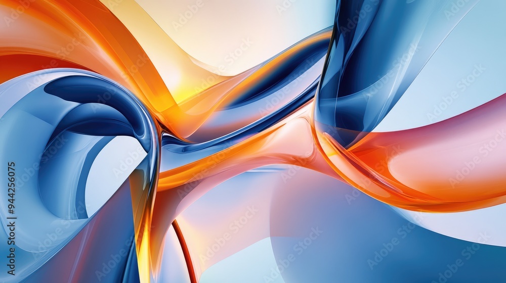 Aufkleber Abstract design featuring a dynamic background
