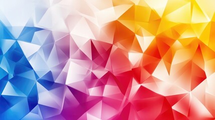 Colorful abstract geometric polygonal background