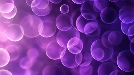 Brilliant violet circles create an abstract background design