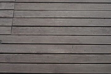 Obraz premium Blank natural outdoor wooden floor background or texture