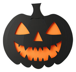 Naklejka premium PNG Halloween white background anthropomorphic jack-o'-lantern.