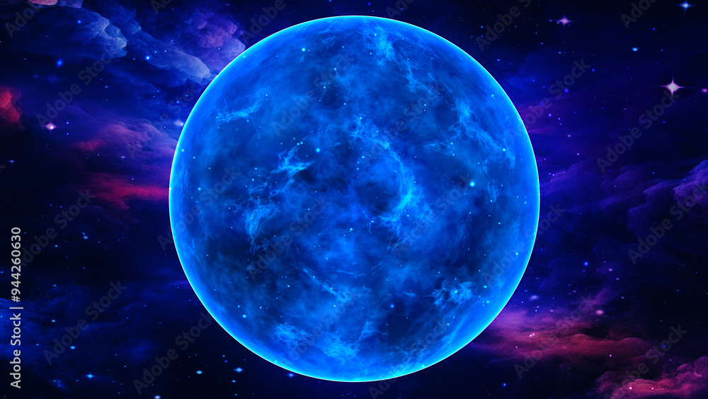 Poster space background. flight in space with imitation of galaxies and nebulae. stunning galaxy. night sky