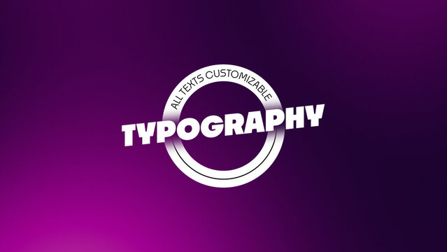 Text Animations with Circular Design | Engaging and Stylish Text Effects for Video Marketing and Ads