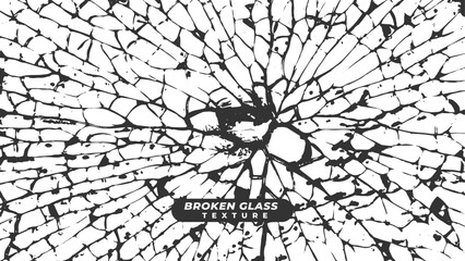 Obraz premium Broken glass distressed grunge texture pattern background