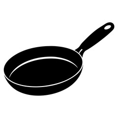 Silhouette Vector of Electric Skillet