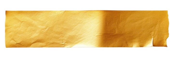 PNG Glossy golden adhesive strip paper white background rectangle.