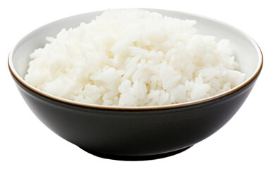 PNG Rice bowl white food.