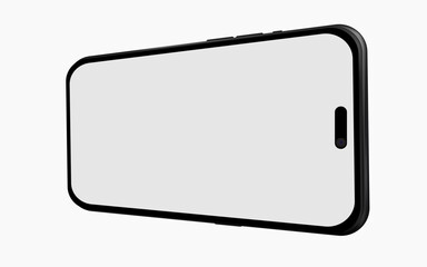 horizontal smartphone mockup