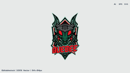 Obraz premium Quebee Premium Quality Mascot illustration your company name.