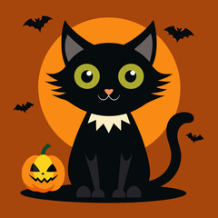 Halloween Cat Mega set of black cat with