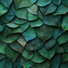 A close up of green leaves with a lot of detail
